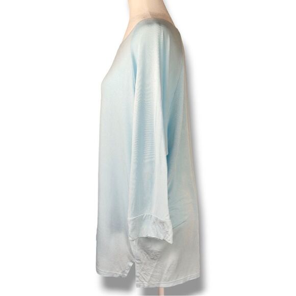 Honeydew Intimates Sky Blue Tunic Top Sz XL - Picture 2 of 10